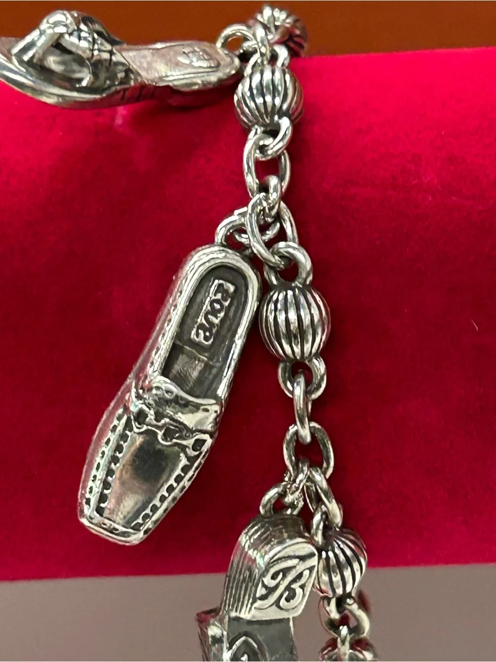 Brighton shoe charm bracelet